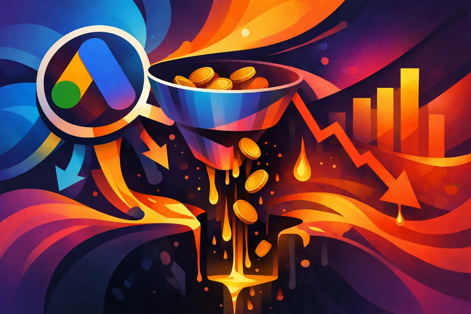 Foto da Auditoria Google Ads: onde seu orçamento vaza